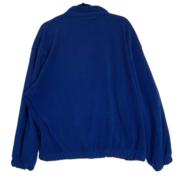 VTG Mickey Inc Walt Disney Fleece Sweatshirt Mickey Mouse Mens XL Front Zip FLAW - Picture 2 of 15